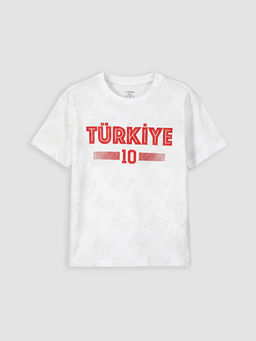T?rkiye Bask?l? Erkek ?ocuk ?ortlu Pijama Tak?m?