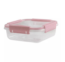 Контейнер 0,8л BATTERFLY герм розовый