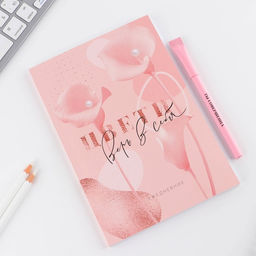 Подарочный набор, ежедневник А5, 80 листов и эко ручка Цвети. Верь в себя