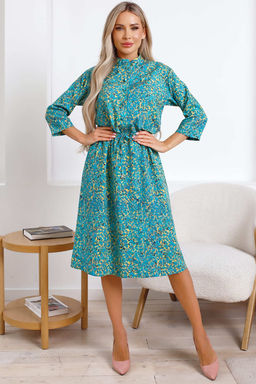 Платье Одиссея (зеленое) П15844-45М