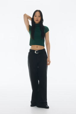 Top de punto con cuello perkins - H&m фото 2