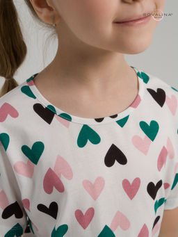 Костюм Актив зеленые сердечки-сухая роза - Sovalina фото 31