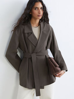 Ku?akl? Oversize Kad?n Blazer Ceket