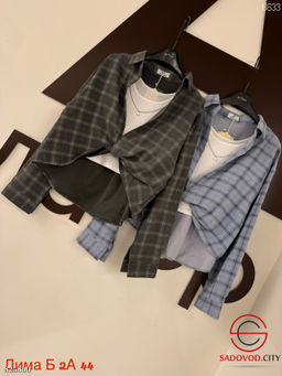 Рубашка женская с топиком