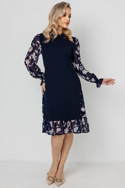 Платье женское 6165/16/Синий,розовый