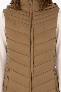 Женский жилет цвета хаки - U.s. polo assn фото 6