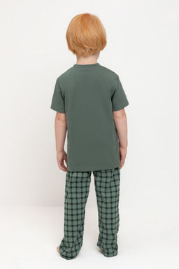 К 1599/зеленый мох,клетка пижама для мал - Crockid фото 3