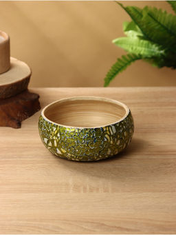 Ваза для фруктов, 15×15×6 см, бамбук