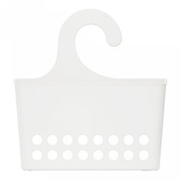 Контейнер навесной пластмассовый 24х9,5х26см, универсальный, с крючком, белый (Россия) - Домашняя мода фото 2