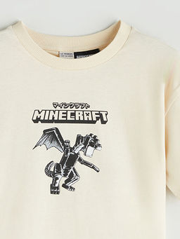 Minecraft Bask?l? Erkek ?ocuk Ti??rt