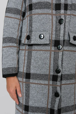 ЗЛАТА Кардиган В 1772/серый