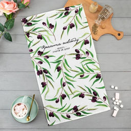 Полотенце кухонное Доляна Красота повсюду 35х60 см, 100% хлопок, 160г/м2