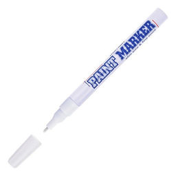Маркер-краска MunHwa Slim Paint Marker 2 мм белый, круглый наконечник