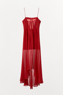 ASYMMETRIC BUSTIER MIDI DRESS - Zara фото 4