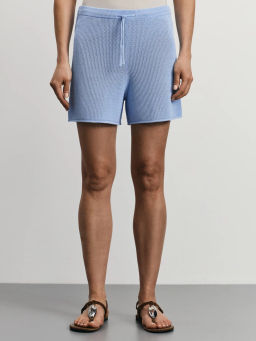 Вязаные шорты из вискозы / Zarina  фото 3