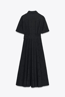 ZW COLLECTION EMBROIDERED SHIRT DRESS - Zara фото 18