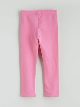 Beli Lastikli Bask?l? K?z ?ocuk Tayt