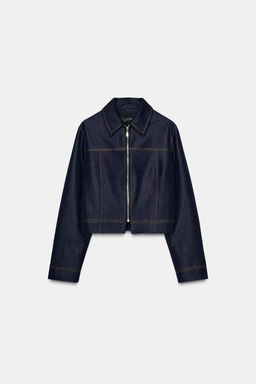 CONTRAST TOPSTITCHING JACKET - Zara фото 4