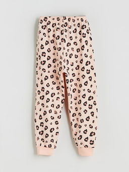 Leopar Desenli K?z ?ocuk Pijama Alt