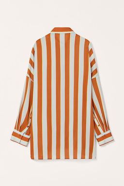 LIMITED EDITION STRIPED OVERSIZE SHIRT - Zara фото 6