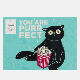 Салфетка на стол Доляна "You are PURRfect" ПВХ 40*29см
