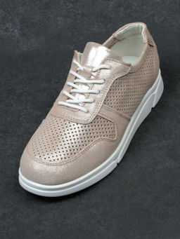 05-FEE01-2P BEIGE Кроссовки (нубук) - Фабричный китай фото 6