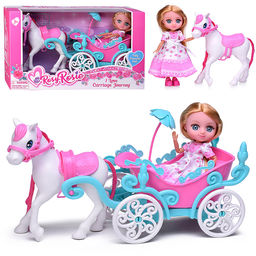 Кукла "Путешествие в карете" с аксессуарами, в коробке