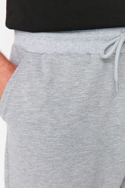 Gri-Siyah Regular/Normal Kesim Pacas? Lastikli Jogger 2li Paket Esofman Alt? TMNAW22EA0279