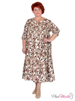 Платье Модель №1529 размеры 44-84 - Plusmoda фото 2