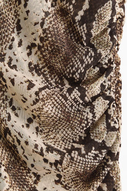 Vestido de malla con estampado piel de serpiente - H&m фото 5