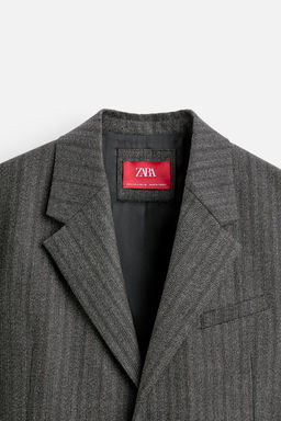 STRIPED SUIT BLAZER X HARRY LAMBERT - Zara фото 9