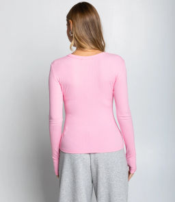 Лонгслив #КТ6889 (1), розовый - Dommod фото 8