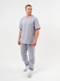 Костюм мужской Хлопок Серый М-22КМ MODAMICA