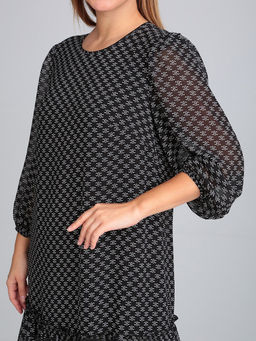 Шифоновое платье для офиса белорусское - Almond фото 3