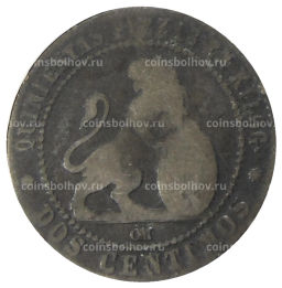 2 сентимо 1870 года Испания