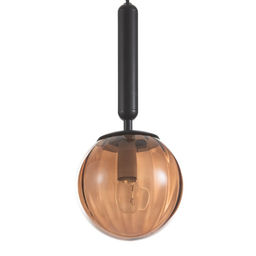 Светильник BayerLux «Джавиер» Е14 40 Вт черно-янтарный 15×15×35-185 см