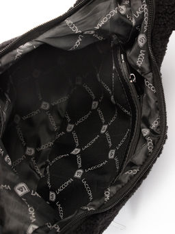 LACCOMA сумка P5878-1-черный эко кожа, искуственный мех полиэстер фото 5