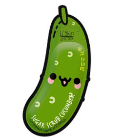 SKINLITE MULTIFOOD Скраб Сахарный д/лица "ОГУРЕЦ" 10гр