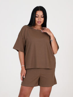 012 ПИЖАМА (Коричневый) - А-дина фото 2