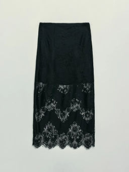 Кружевная юбка миди / Zarina