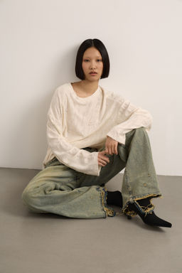 Лонгслив оверсайз в стиле гранж - Mollis фото 2