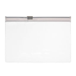 Набор 5 шт. 5 цв. Папка-конверт на молнии формат А6 120мкр прозрачная молния 13*9см - Calligrata фото 4