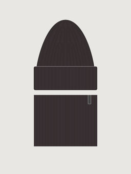 Комплект шапка и снуд 12з52226 шоколад