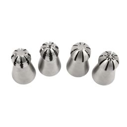 S-CHIEF SHF-0117 Набор кондитерских насадок нержавеющая сталь 6 см 4 шт металл фото 4