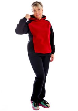 Толстовка Хизер красная - Марлен фото 2