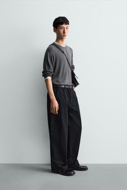PANTAL?N JOGGER LAVADO SOFT / Azul / Gris - Zara фото 4