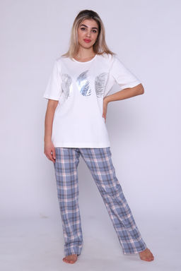 Костюм женский с брюками и футболкой 375