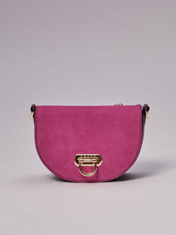 Сумка замшевая Azaro 31032 фиолетовый флокс