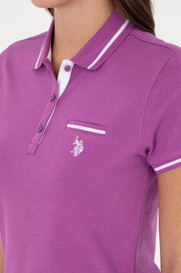 Женская фиолетовая футболка Неожиданная скидка в корзине - U.s. polo assn фото 14