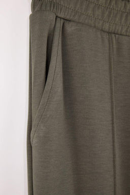 Haki Regular/Normal Kesim Nervur Dikisli Yumusak Dokulu Esofman Alt? TMNSS26EA00001